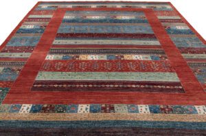 Afghan Gabbeh Contemporary Handwoven Tribal Rug