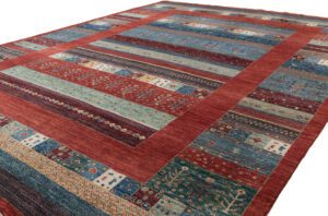 Afghan Gabbeh Contemporary Handwoven Tribal Rug