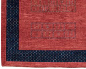 34648-Persian_Kashkuli_Ultimate_Gabbeh_Handwoven_Rug-5'8''x7'10''-Iran-1-Border