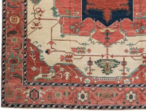 35592-Serapi_Luxe_Tribal_Handwoven_Rug-11'10''x15'0''-Afghanistan-1-Border