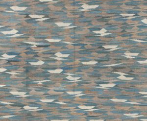 53570_BTR099A-Fine_Mid_Century_Modern_Style_Handwoven_Kilim_Rug-9'4''x11'8''-Afghanistan-1-Center