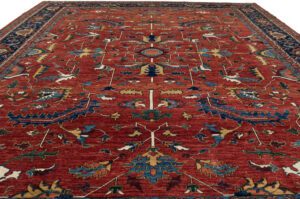 Afghan Serapi Handwoven Tribal Rug