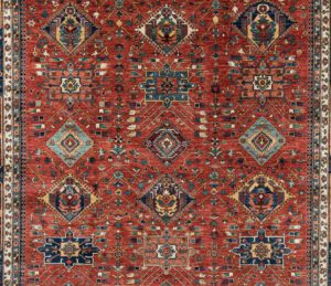 53576_BTR002A-Karaja_Handwoven_Tribal_Rug-10'0''x15'7''-Afghanistan-1-Center