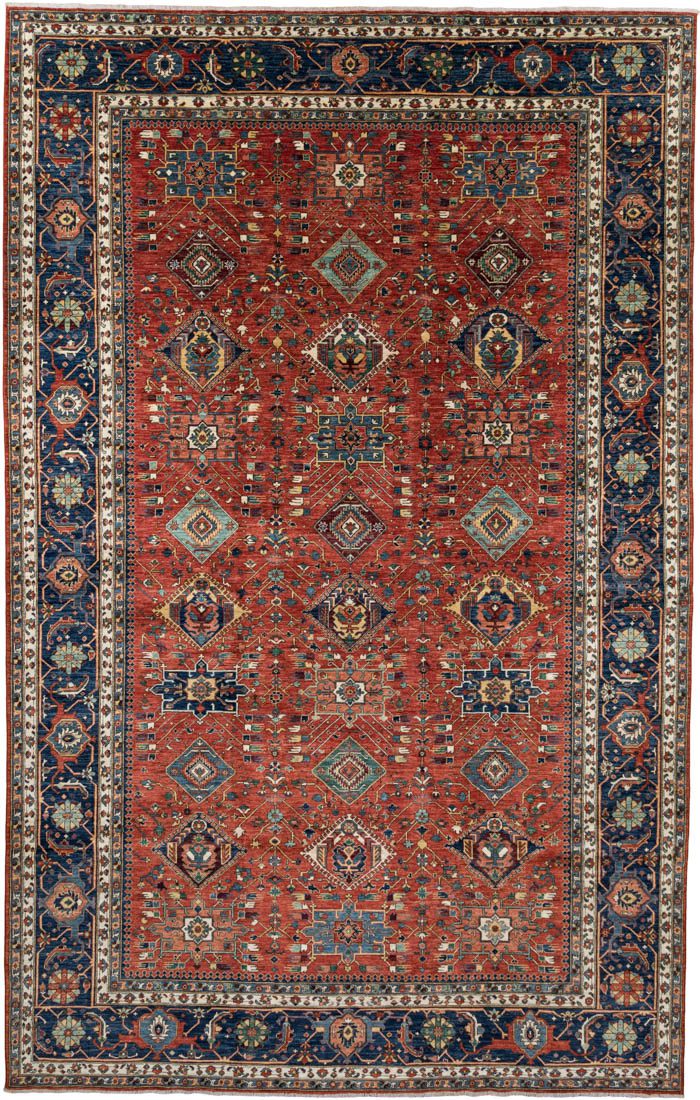 Afghan Karaja Handwoven Tribal Rug