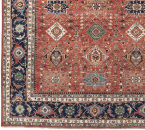 53578_BTR002A-Karaja_Handwoven_Tribal_Rug-9'11''x18'2''-Afghanistan-1-Border