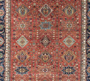 53578_BTR002A-Karaja_Handwoven_Tribal_Rug-9'11''x18'2''-Afghanistan-1-Center