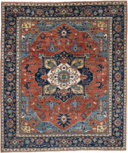 Afghan Heriz Handwoven Tribal Rug