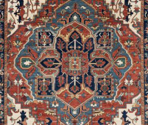 53585_BTR002A-Heriz_Handwoven_Tribal_Rug-9'11''x13'11''-Afghanistan-1-Center