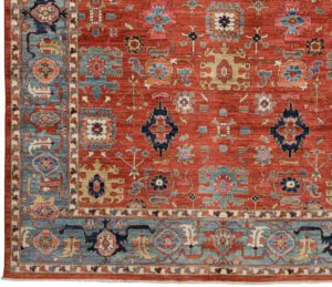 53588_BTR020A-Harshang_Heriz_Handwoven_Tribal_Rug-8'5''x14'5''-Afghanistan-1-Border