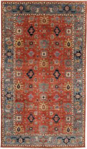 Afghan Harshang Heriz Handwoven Tribal Rug