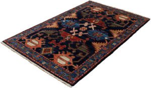 Afghan Lotto Oushak Handwoven Tribal Rug