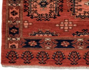 29716-Chuval_Salor_Very_Fine_Handwoven_Tribal_Rug-5'4''x3'5''-Afghanistan-1-Border