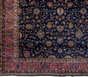 30878-Antique_Persian_Sarouk_Handwoven_Rug-12'0''x17'8''-Persia-1-Border