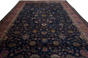 Antique Persian Sarouk Handwoven Rug