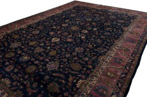 Antique Persian Sarouk Handwoven Rug