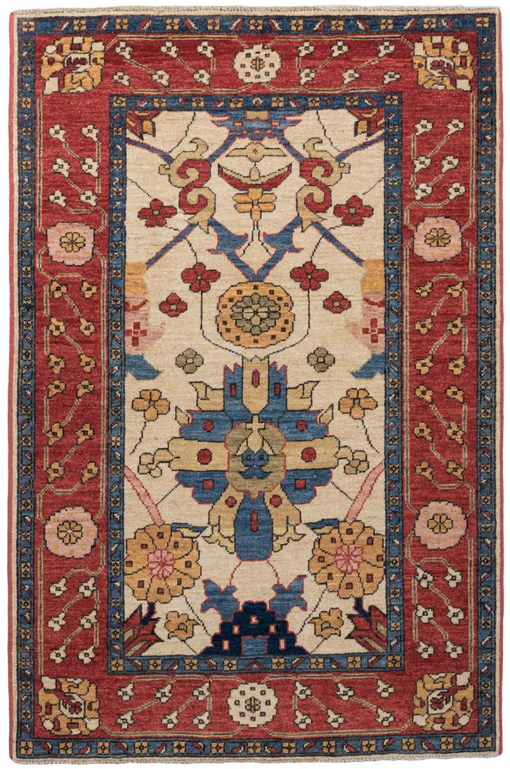 Afghan Sultanabad Handwoven Tribal Rug