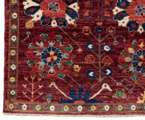 50903-Kurdish_Blossoms_Handwoven_Tribal_Rug-3'1''x4'9''-Afghanistan-1-Border