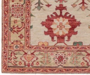 44881-Oushak_Luxe_Tribal_Handwoven_Rug-3'1''x4'10''-Afghanistan-1-Border