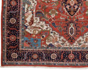 36904-Persian_Heriz_Ultimate_Village_Rug-9'7''x12'2''-Iran-1-Border