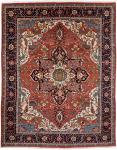 Persian Heriz Handwoven Rug