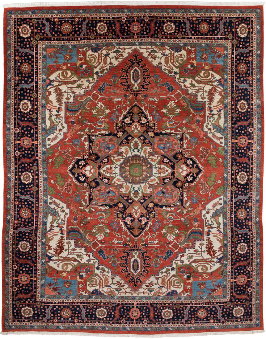 Persian Heriz Handwoven Rug