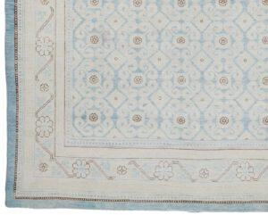 36952-Afghan_Reproduction_Khotan_Handwoven_Rug-7'6''x7'8''-Afghanistan-1-Border