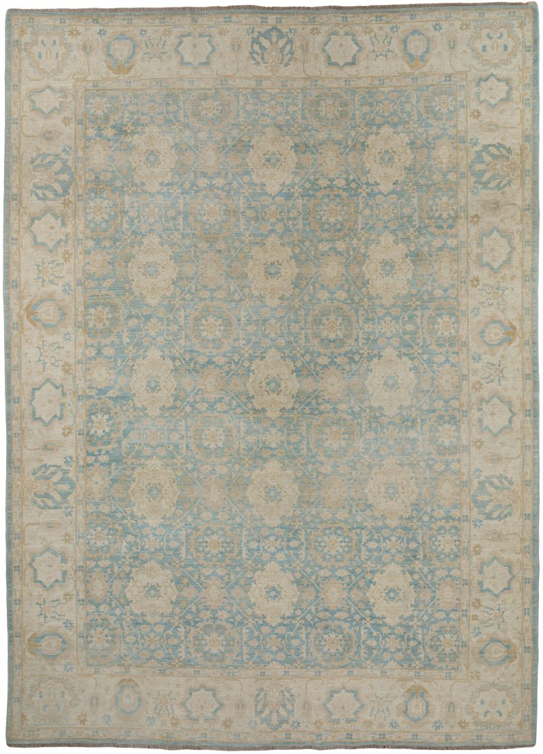 Antique Reproduction Super Fine Agra Handwoven Rug