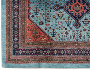 53238_NVA001A-Persian_Qashqai_Ultimate_Village_Rug-6'9''x7'0''-Iran-1-Border