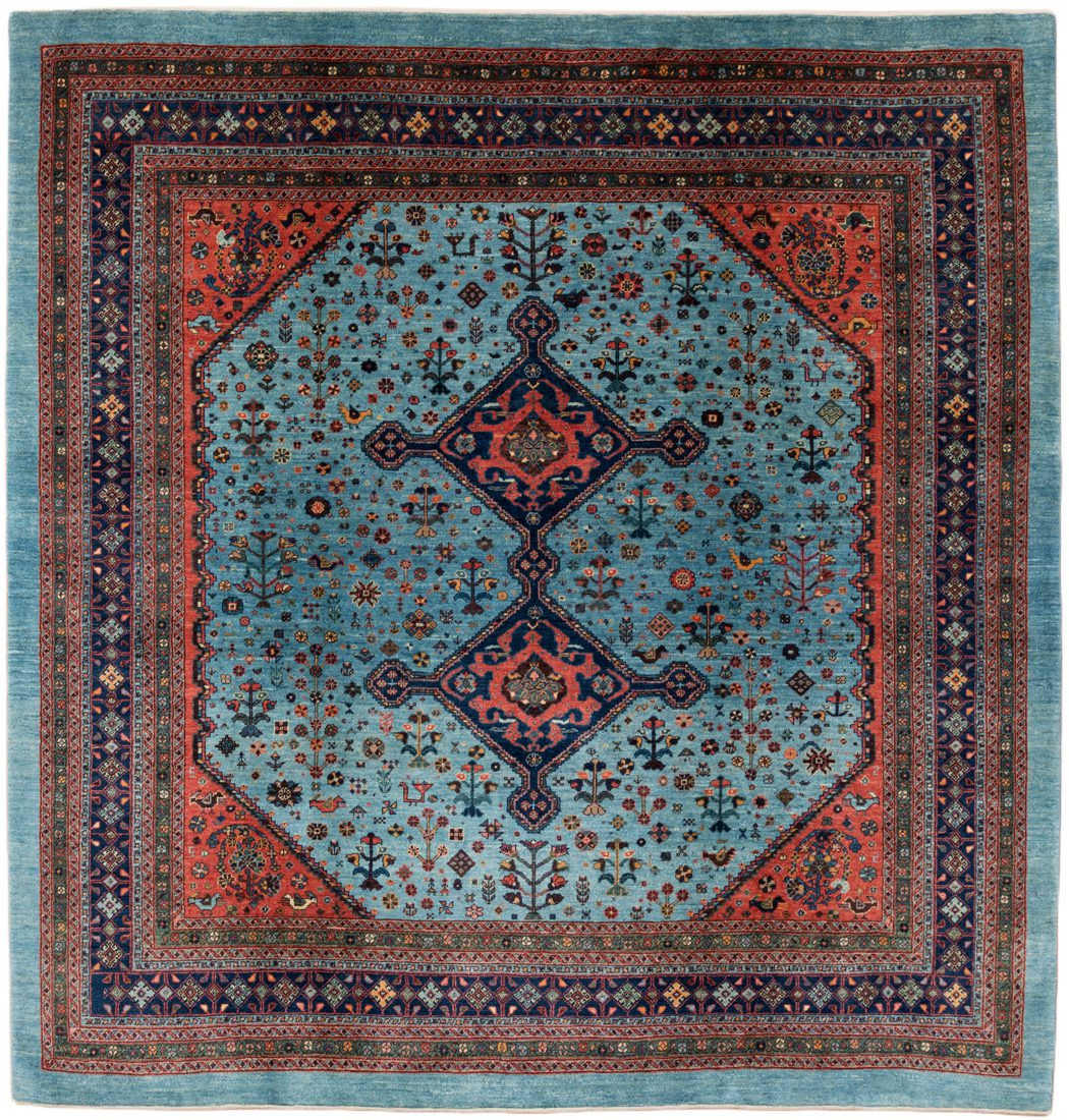 Persian Qashqai Handwoven Tribal Rug