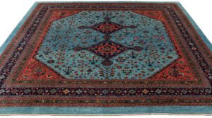 Persian Qashqai Handwoven Tribal Rug