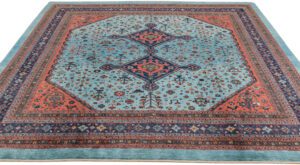 Persian Qashqai Handwoven Tribal Rug