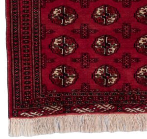 22142-Turkmen_Bokara_Fine_Vintage_Handwoven_Rug-2'10''x3'6''-Turkmenistan-1-Border