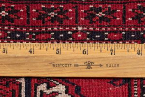 22142-Turkmen_Bokara_Fine_Vintage_Handwoven_Rug-2'10''x3'6''-Turkmenistan-8