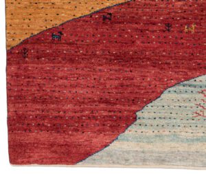 38539-Persian_Kashkuli_Ultimate_Gabbeh_Rug-2'6''x3'11''-Iran-1-Border