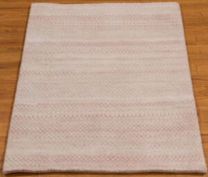 42554_ESW111C-Essential_Wool_Checkers_Light_Rose_Ivory_Rug-2'0''x3'0''-India-2