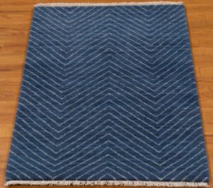 47817_ESW109B-Essential_Wool_Heirloom_Zigzag_Navy_Blue_White_Rug-2'0''x3'0''-India-2