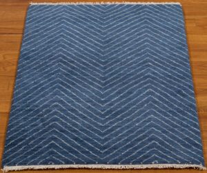 47817_ESW109B-Essential_Wool_Heirloom_Zigzag_Navy_Blue_White_Rug-2'0''x3'0''-India-3