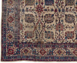 51121-Antique_Shahabad_Handwoven_Rug-9'1''x11'5''-India-1-Border