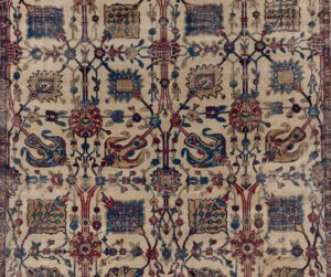 51121-Antique_Shahabad_Handwoven_Rug-9'1''x11'5''-India-1-Center