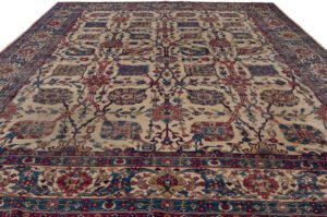 Antique Indian Shahabad Handwoven Rug