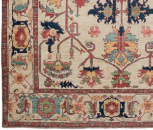 53636_NVA020E-Serapi_Luxe_Tribal_Handwoven_Rug-8'9''x13'8''-Afghanistan-1-Border