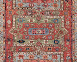 53637_NVA020G-Azerbaijan_Luxe_Tribal_Handwoven_Rug-8'9''x12'10''-Afghanistan-1-Center