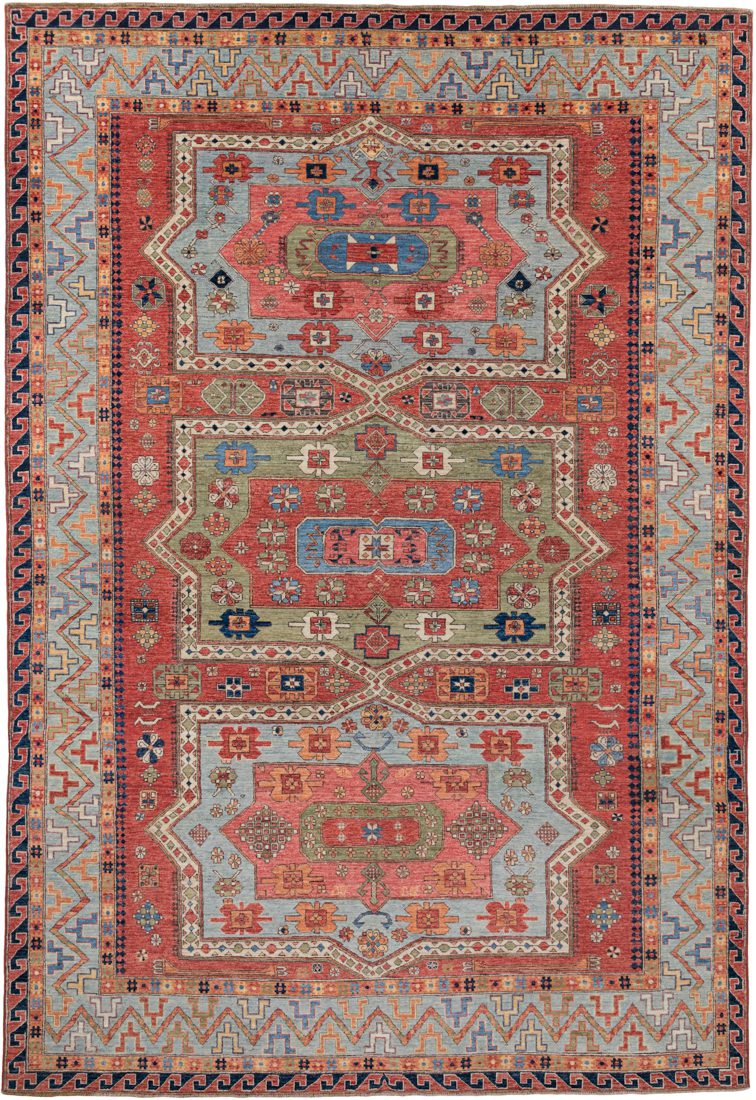 Afghan Azerbaijan Handwoven Tribal Rug