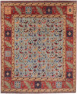 Afghan Qashqai Handwoven Tribal Rug