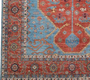 53639_BTR002A-Bakshaish_Handwoven_Tribal_Rug-8'11''x15'9''-Afghanistan-1-Border