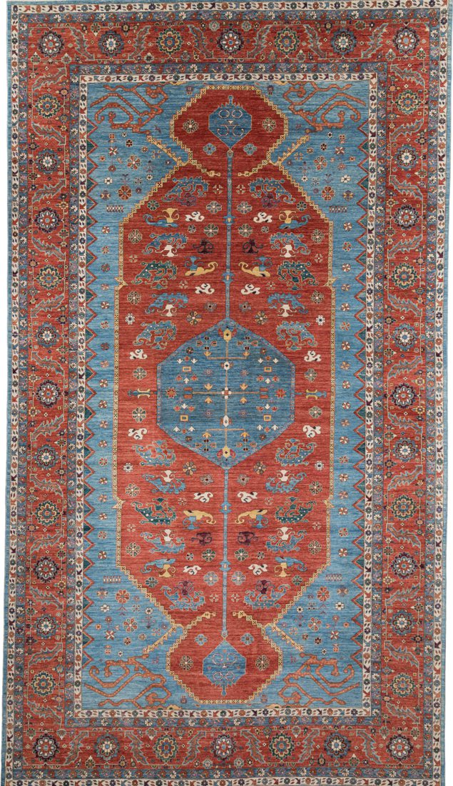 Afghan Bakshaish Handwoven Tribal Rug