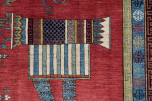 53640_BTR003A-East_Turkestan_Pictorial_Handwoven_Rug-8'1''x10'0''-Afghanistan-8