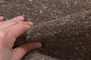 LHD002B-Andes_Kusa_Carob_Alpaca_Boucle_Handwoven_Rug-1'0''x1'0''-Peru-3