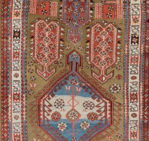 30630-Antique_Karabagh_Handwoven_Rug-4'0''x9'0''-Caucasus-1-Center