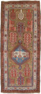 Antique Karabagh Handwoven Rug